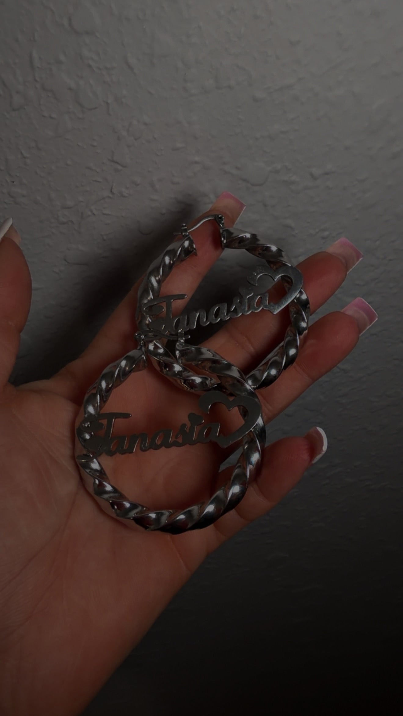 Triple Heartz Hoops
