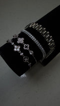 Icy Luxe Bracelet Stack