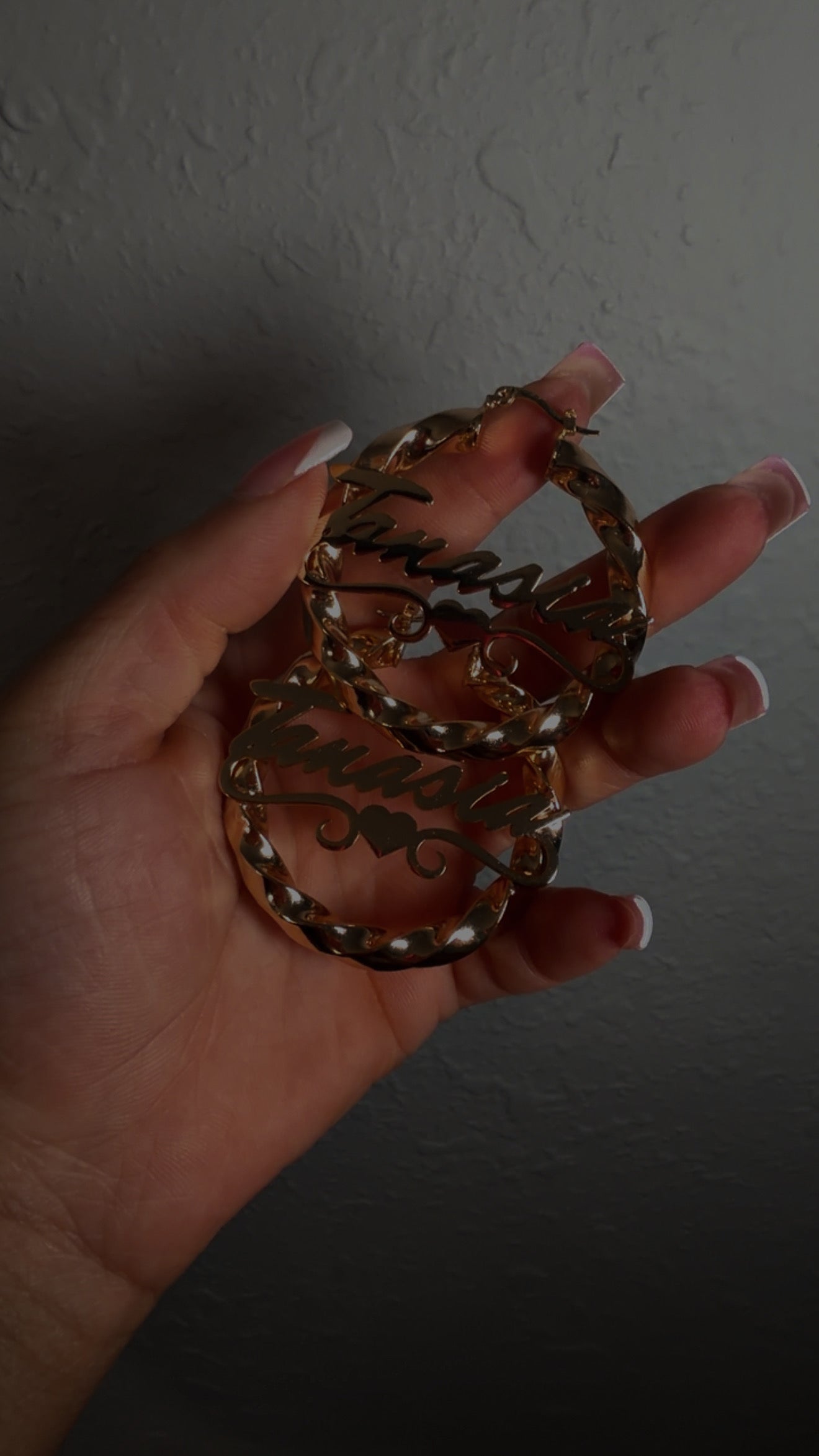 Big Heartz Twist Hoops