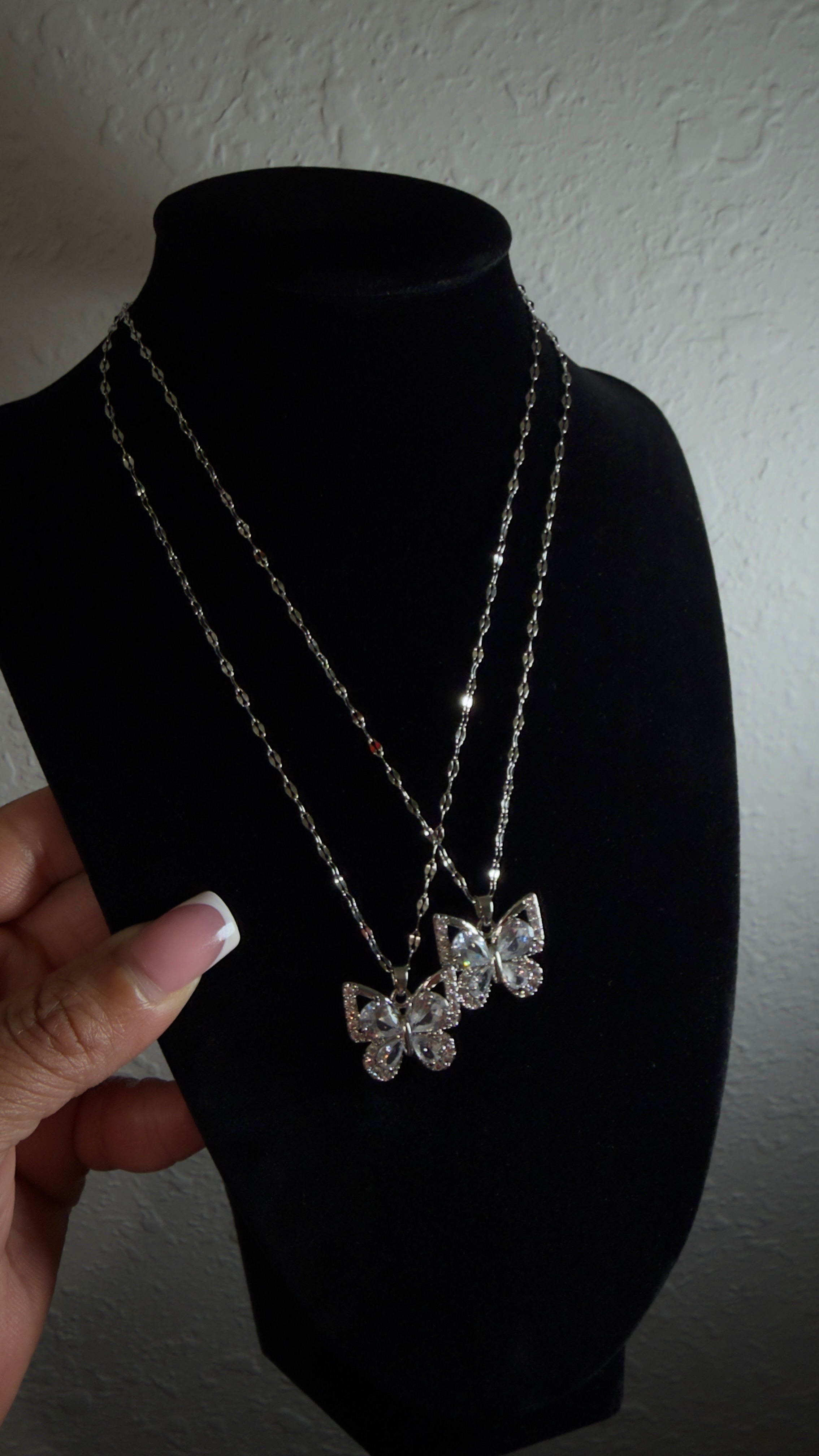 Silver Butterfly Necklace
