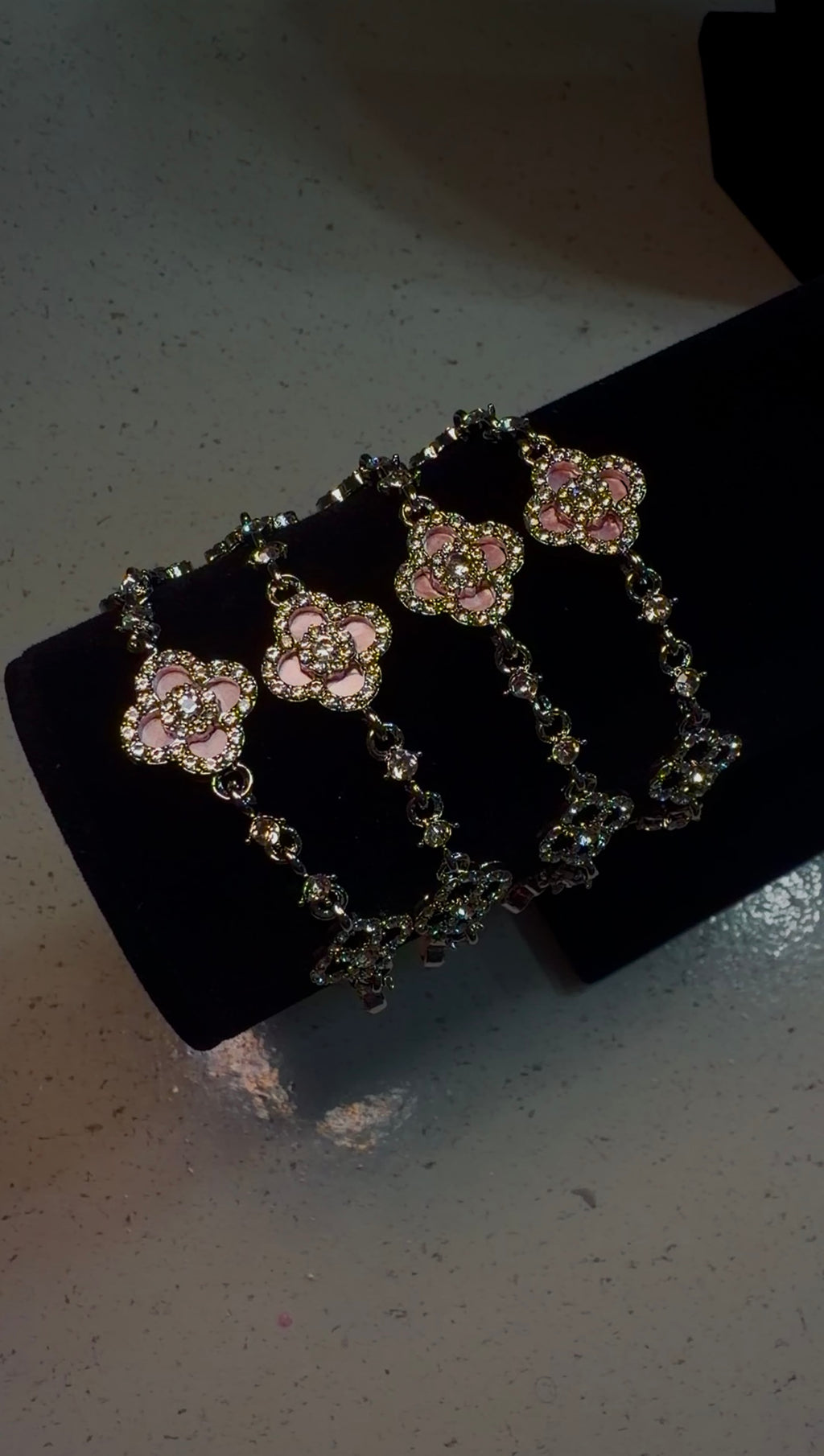Pink Luxe Petal Bracelet