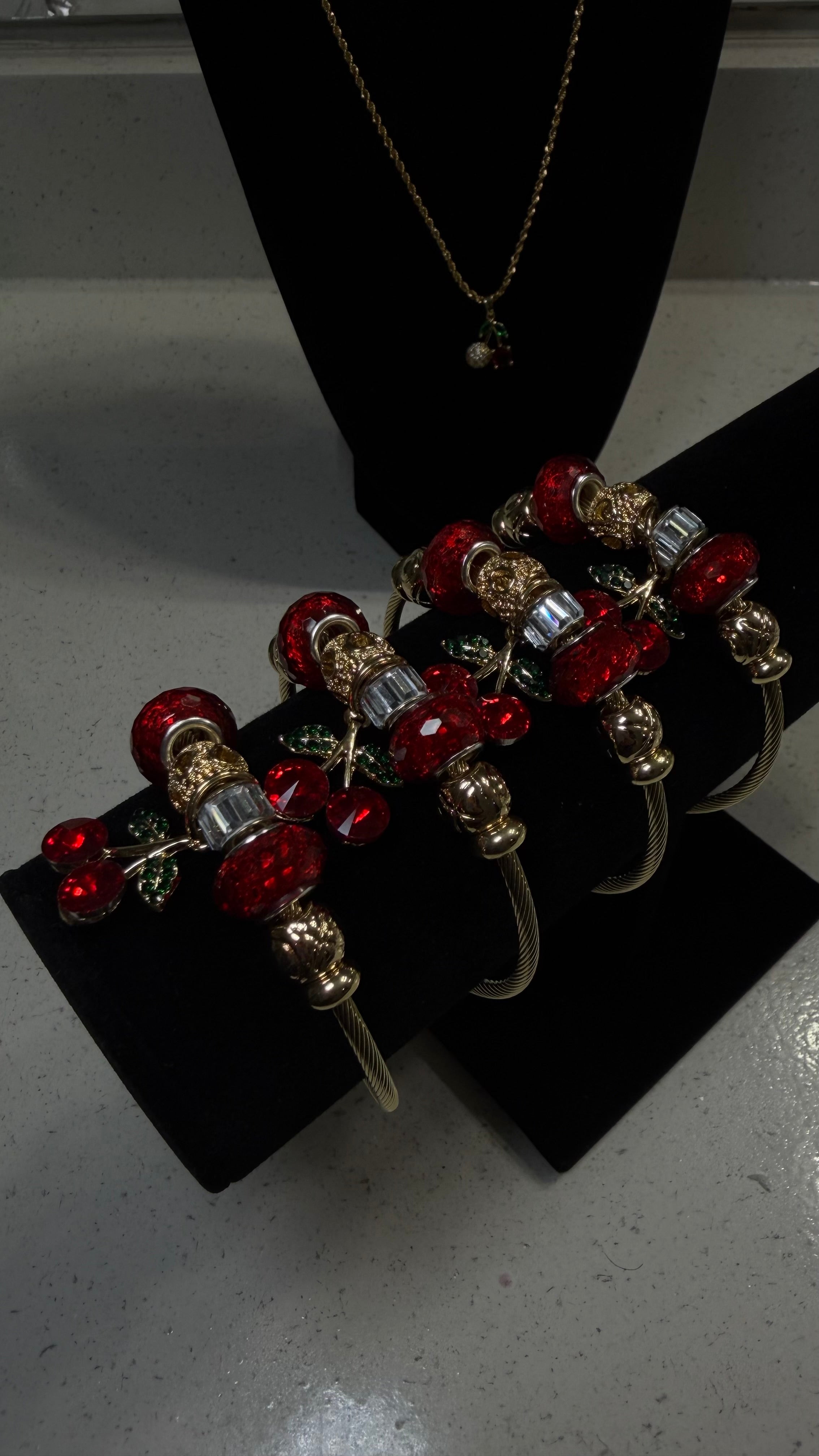 Cherry On Top Charm Bracelet