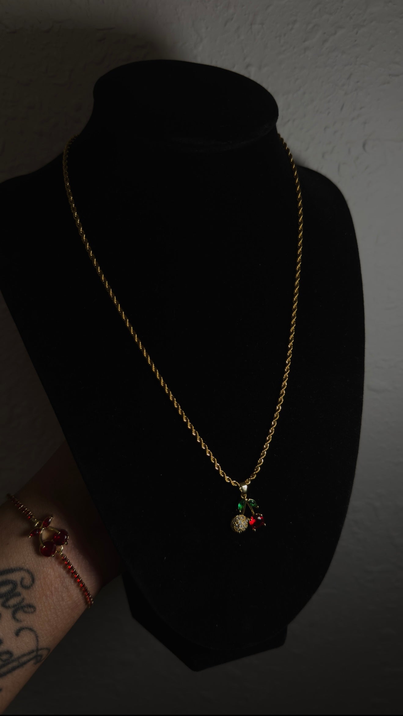 Cherry Bomb Necklace