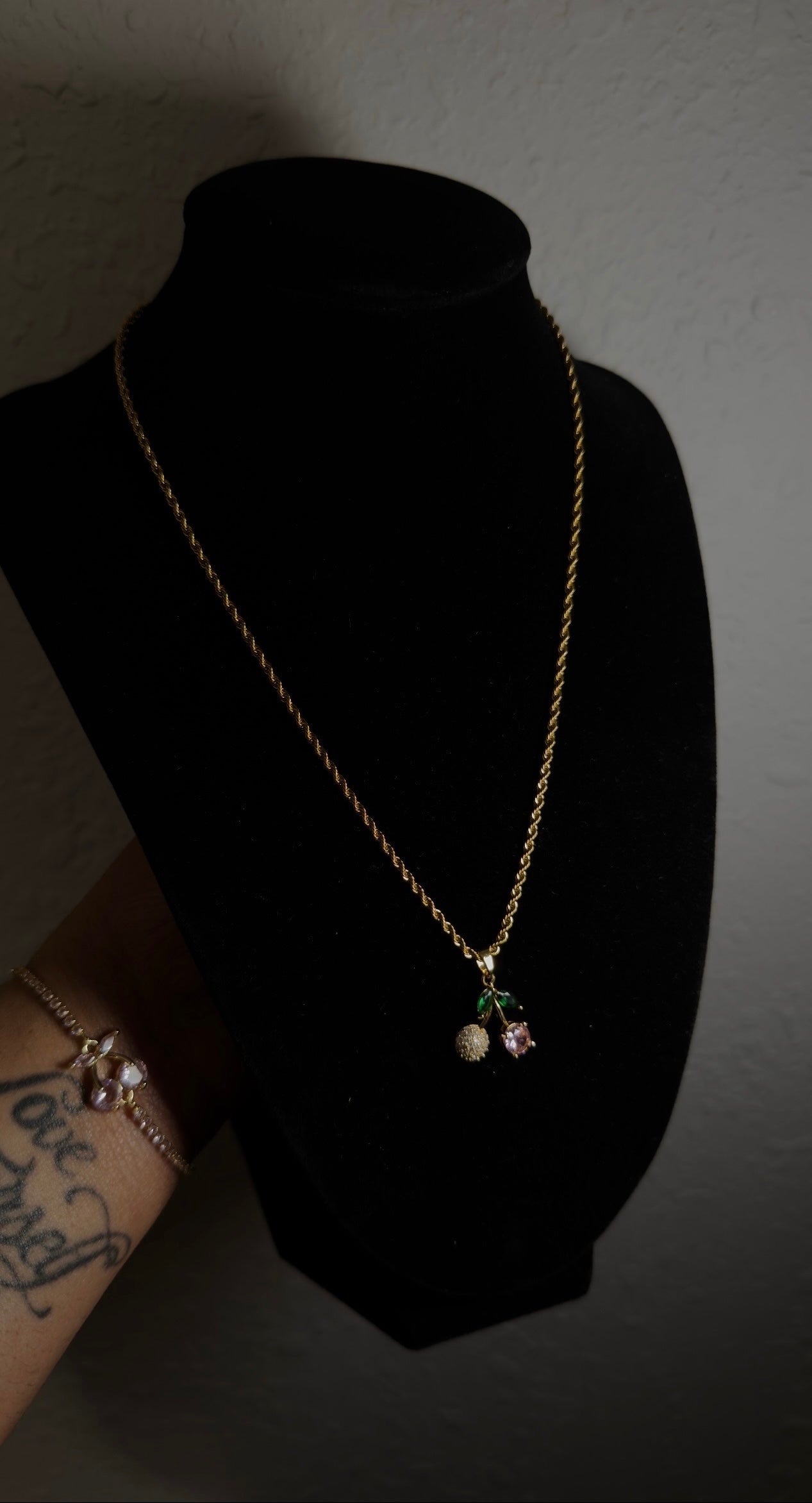 Blush Cherry Necklace