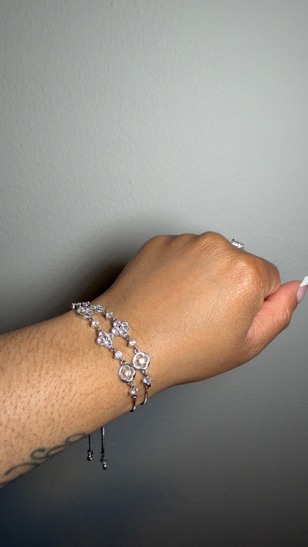 Silver Cleef Bracelet