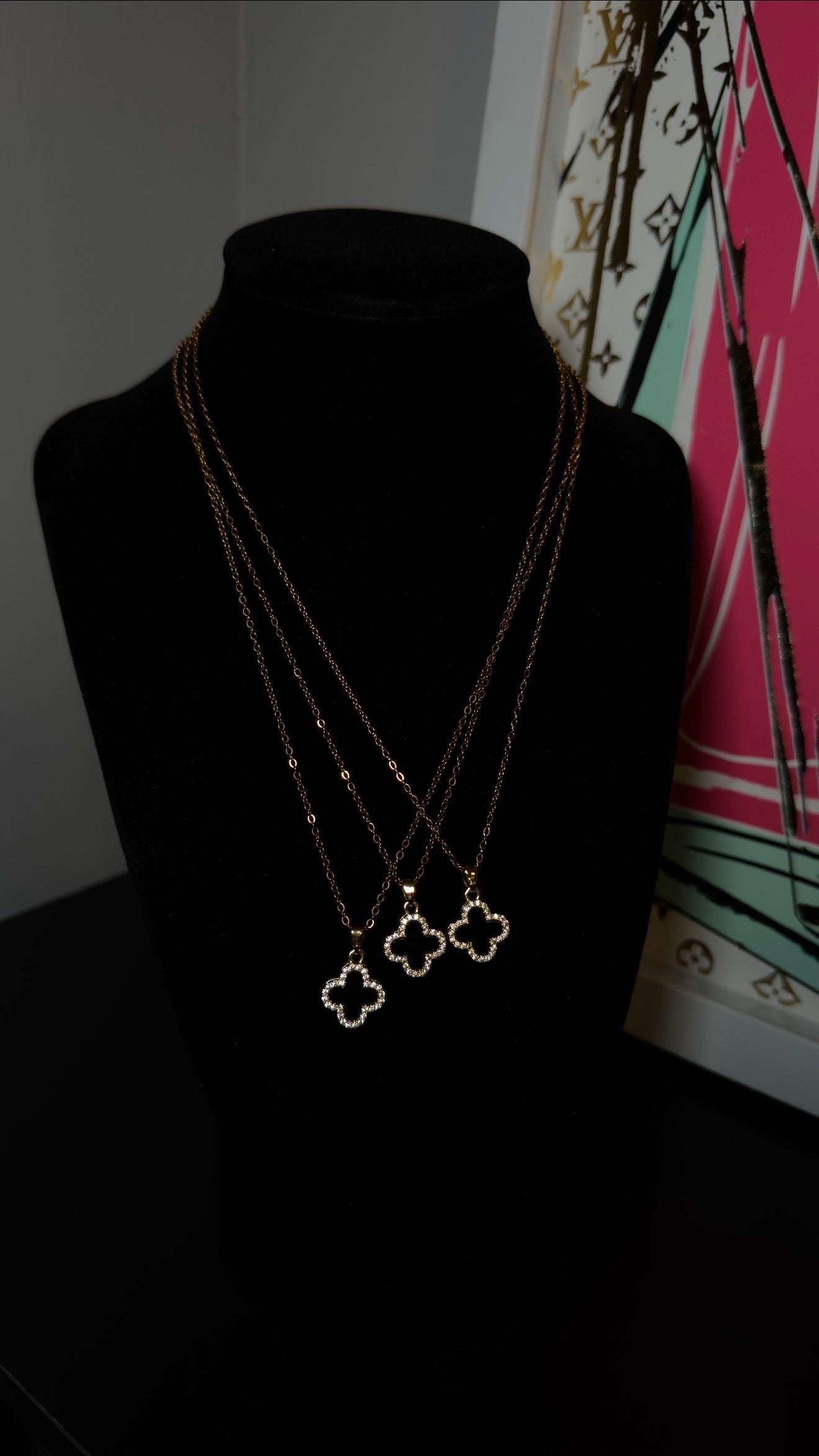 Black Clover Necklace